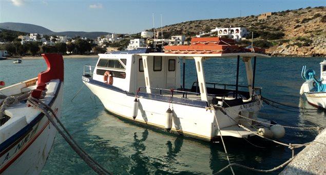 Iraklia’s “Anemos” Sea Taxi and What to See