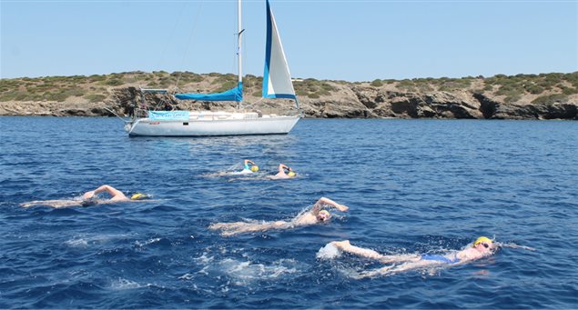 Adventure Sports: Swim Trekking the Islands of Naxos and the Small Cyclades