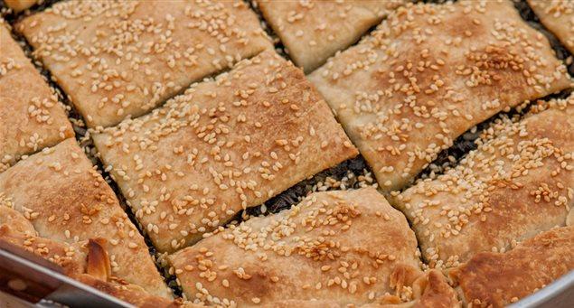 Apiranthos – Sefoukloti (chard pie)