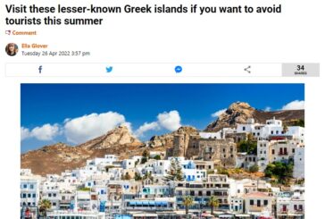 Metro UK: Naxos among top destinations to visit after lifting COVID restrictions