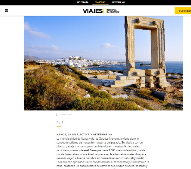 Targeting new markets by the Municipality of Naxos and Small Cyclades