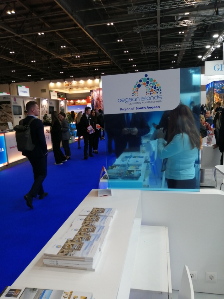 An outward-looking message by the Municipality of Naxos and Small Cyclades at the international expo WTM 2023