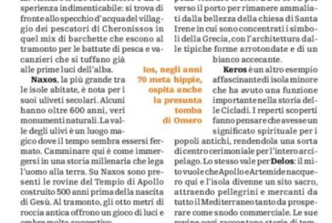 Naxos Featured in La Repubblica!